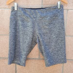 Ododos Women's Yoga Activewear Bike Shorts Size Large Gray Black Soft